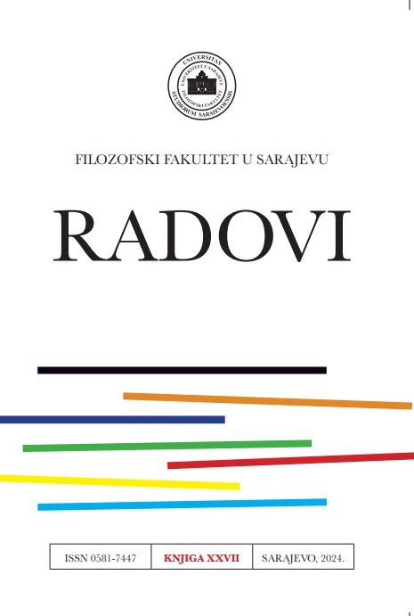 					View No. 27 (2024): Journal of the Faculty of Philosophy in Sarajevo / Radovi Filozofskog fakulteta u Sarajevu
				